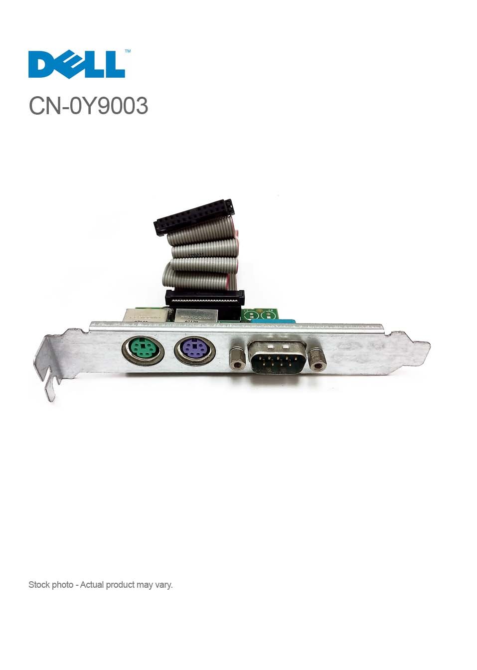 Dell CN0Y9003 I/O Serial and PS/2 Port Adapter w/cable CompuPoint