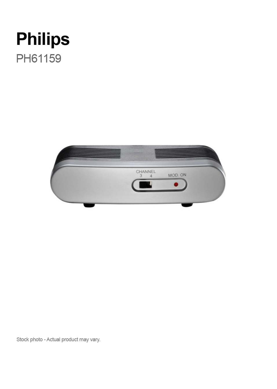 Philips PH61159 RF Modulator Video Converter CompuPoint