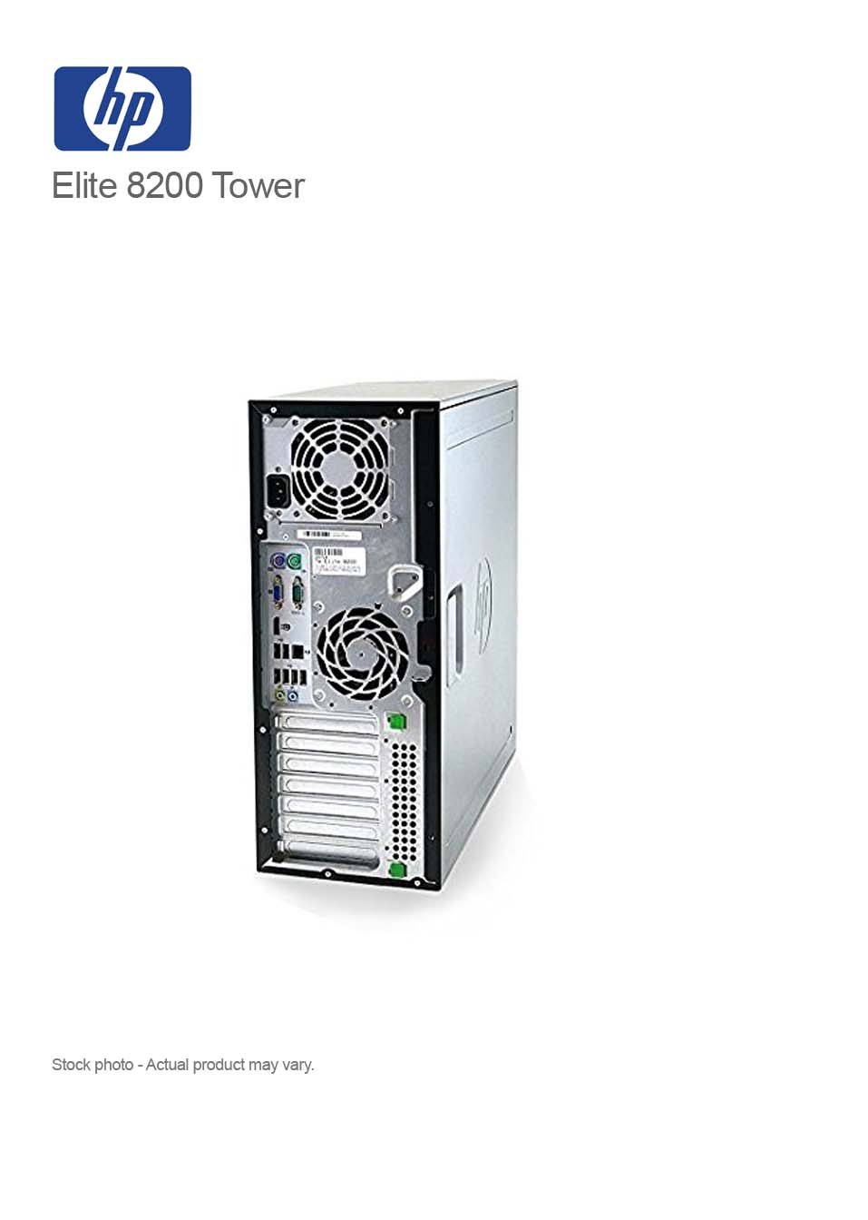 HP Elite 8200 Corei52400 3.4GHz 8GB 250GB DVDRW WIN 7 CompuPoint