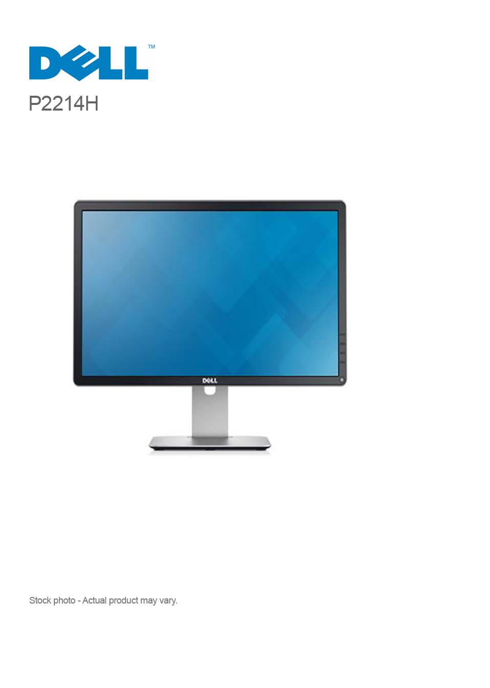 Dell Professional P2214h 22 Led Monitor Full Hd 19 1080 Compupoint